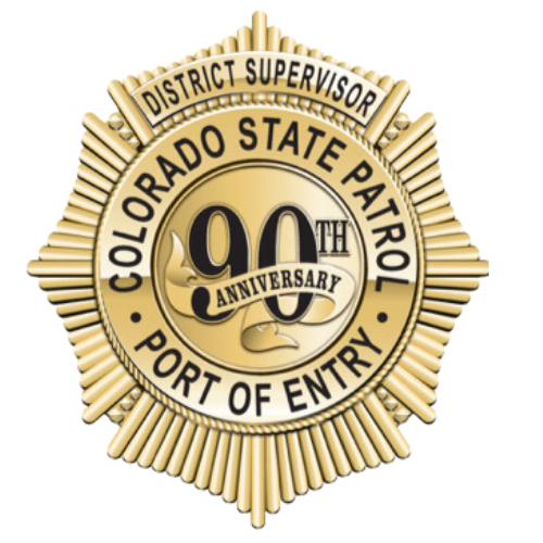 90th Anniversary Collection Port of Entry District Supervisor Badge
