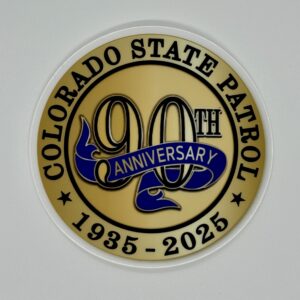 90th Anniversary Window Cling