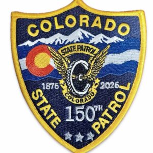 Colorado 150th Anniversary Embroidered Patch